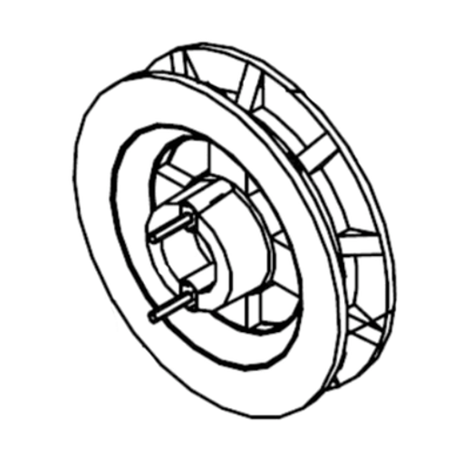 Micanan MI00003 POCKET WHEEL C/W 3/4" BUSHING & 2 1/4" SPRING PINS