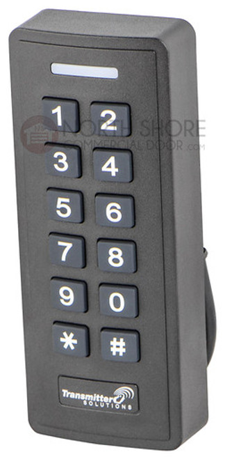 HID EM Compatible Keypad with Reader Mullion Mount