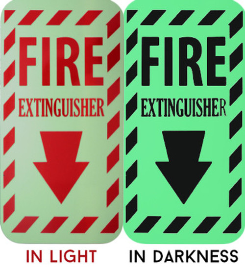 LumAware ZER0-ENERGY Illuminating FIRE EXTINGUISHER Safety Sign LumAware ZER0-ENERGY Illuminating FIRE EXTINGUISHER Safety Sign