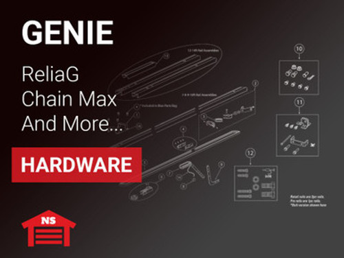 Genie Garage Door opener Replacement Hardware for ReliaG, ChainMax, IntelliG, and SilentMax Operators 1028, 2028, 3020H, 3020H-B, 3022, 3024, 3042, 3120H, 3120HB, 4022, 4024, 4042