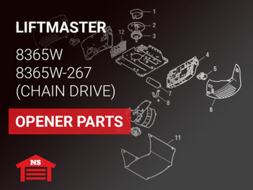 LiftMaster Model 8365W 8365W-267 Chain Drive