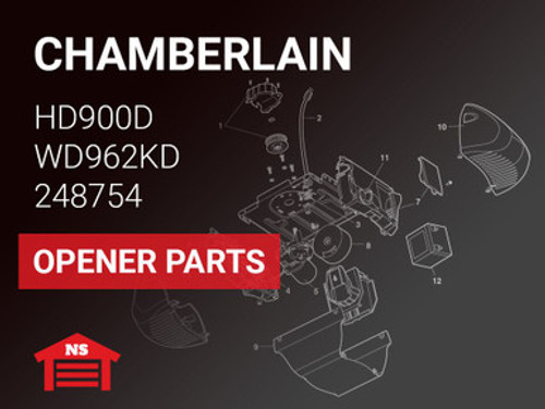 Chamberlain HD900D WD962KD 248754 Belt Drive