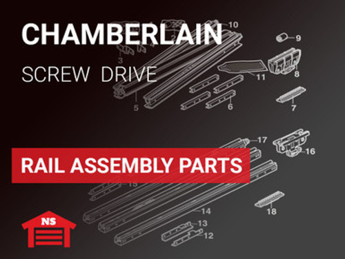 Chamberlain Rail Assembly Parts - Screw Drive