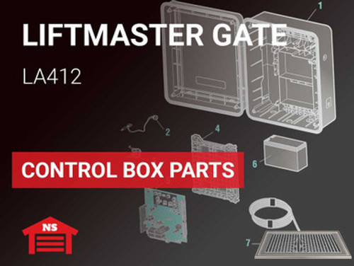 LiftMaster LA412 Control Box Parts