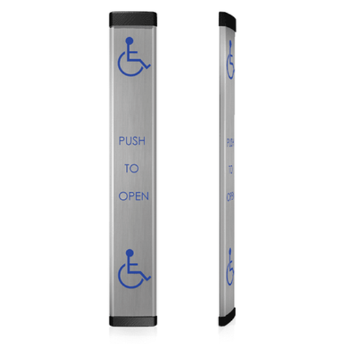 BEA 36" Vertical Actuation Bar/Low Profile Push Plate Wireless 300 MHz w/Transmitter