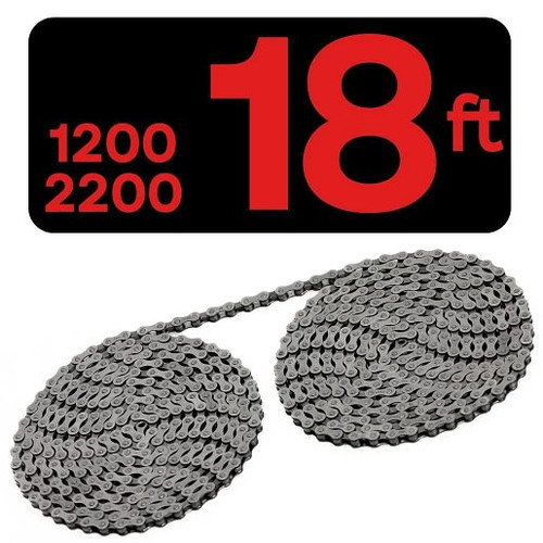 Chain Pack #41 1200 and 2200lbs Maxum 18' L-Rail