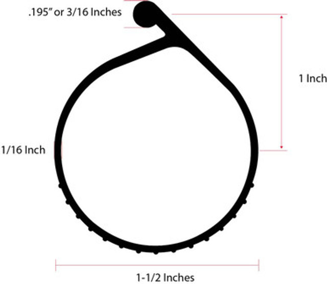 Overhead Door PBulb Garage Door Bottom Weather Seal