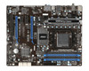 990FXA-GD65-V2 - MSI Socket AM3+ AMD 990FX + SB950 Chipset AMD Phenom II X8/ Phenom II X6/ Phenom II X4/ Phenom II X3/ AMD Athlon II X4/ Athlon II X3/ Athlon II X2/ AMD Sempron Processors Support DDR3 4x DIMM 6x SATA3 6.0Gb/s ATX Motherboard