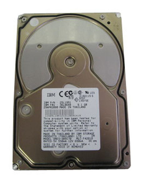 IBM Ultrastar 2XP 9.1GB Fast SCSI 7200RPM 50-Pin 512KB Cache 3.5 inch Hard Drive