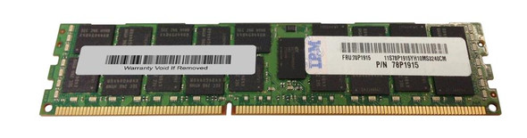IBM 16GB DDR3-1333MHz PC3-10600 DIMM 1.35V Low Voltage Dual Rank Very Low Profile ECC Registered CL9 240-Pin Memory Module