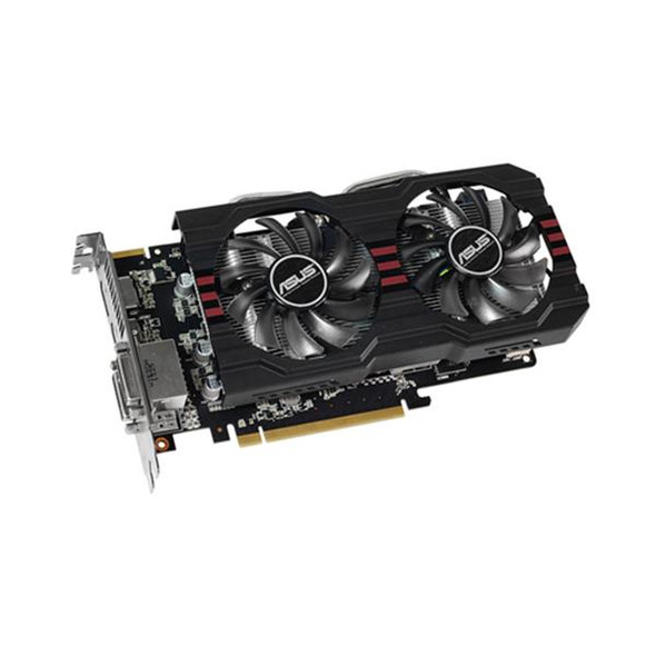 ASUS R9270-DC2OC-2GD5 AMD Radeon R9 270 2GB GDDR5 256-Bit HDMI / DisplayPort / DVI-I / DVI-D / HDCP Support PCI-Express 3.0 Video Graphics Card