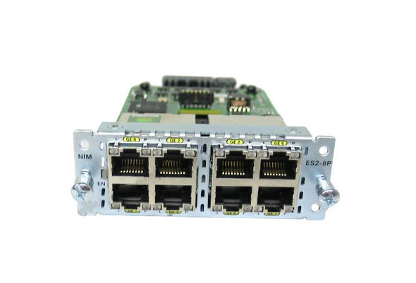 NIM-ES2-8-P - Cisco 8Ports PoE/PoE+ Layer2 Gigabit Ethernet LAN Switch NIM