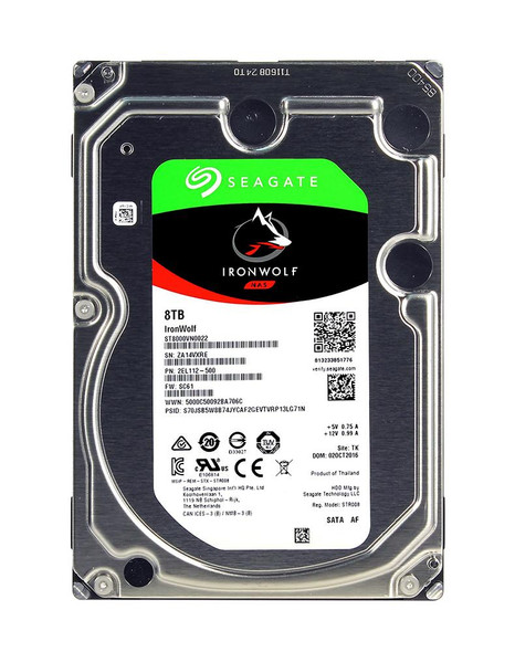 ST8000VN0022 - Seagate IronWolf 8TB SATA 6Gb/s 7200RPM 256MB Cache 3.5 inch Hard Disk Drive