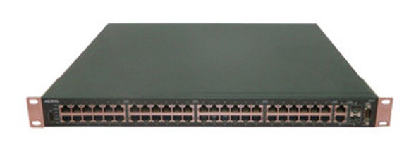 Nortel Ethernet Routing Switch 4550T with 48Ports 10/100 BaseTX Ports plus 2 combo 10/100/1000 SFP Ports HiStack Ports and RPS Slot (R