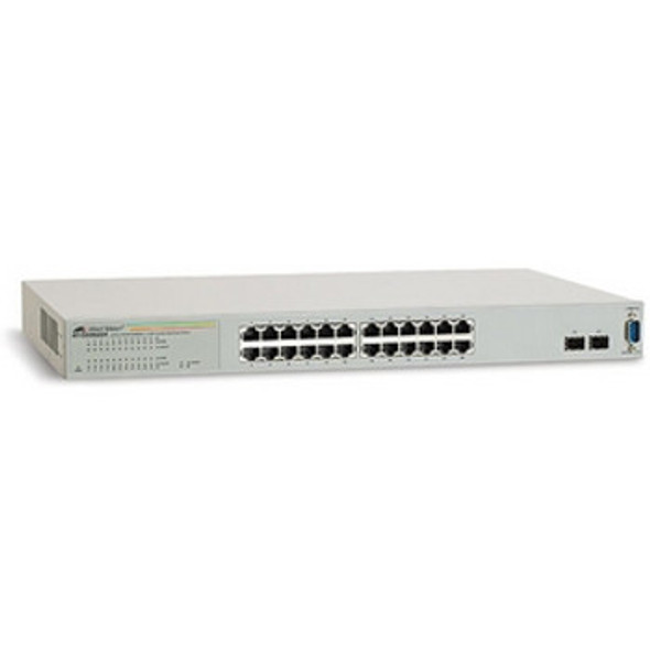 Allied Telesis 24Ports 10/ 100/ 1000Base-TX WebSmart Switch with 2 SFP bays