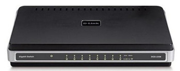 D-Link DGS-2208 8Ports 10/100/1000Mb/s Gigabit Desktop Switch