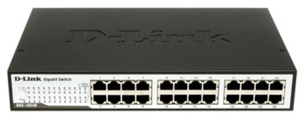 D-Link 24Ports RJ-45 10/100/1000Mb/s 10/100/1000Base-T Gigabit Unmanaged Desktop Switch