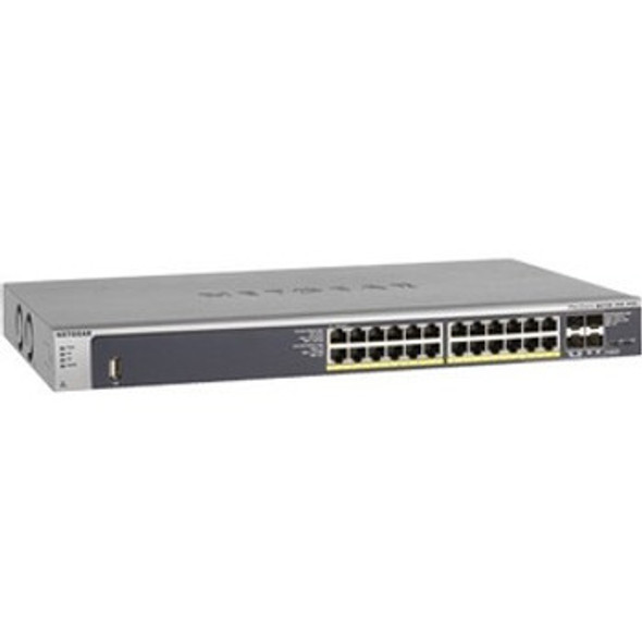 Netgear ProSafe M4100-24G-POE+ Ethernet Switch 24 Ports Manageable Gigabit Ethernet 1000Base-T 1000Base-X 3 Layer Supported Modu