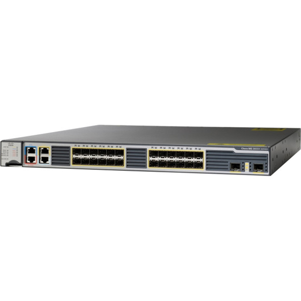 Cisco ME 3800X 26-Ports SFP+ Manageable Layer3 1U Rack Mountable Switch