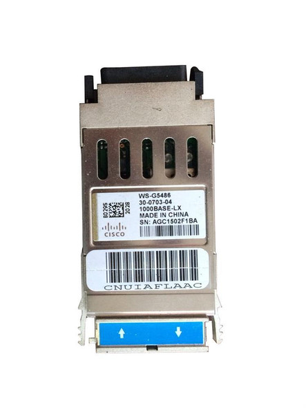 Cisco 1Gb/s 1000Base-LX/LH 10km 1310nm Duplex SC Connector GBIC Single-mode Fiber Transceiver Module