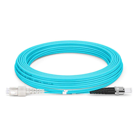 SCST10GA-5M-AX - Axiom SC-ST Multimode Duplex OM3 50/125 Fiber Optic Cable 5m