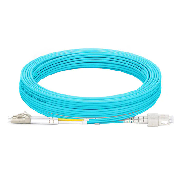 LCSCOM4MD30M-AX - Axiom LC-SC Multimode Duplex OM4 50/125 Fiber Optic Cable 30m