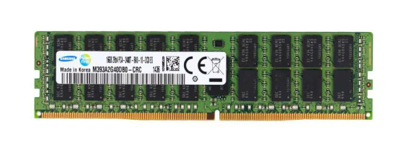 M393A2G40DB0-CRC - Samsung 16GB 2400MHz DDR4 PC4-19200 ECC Registered CL17 288-Pin DIMM 1.2V Dual Rank Memory Module