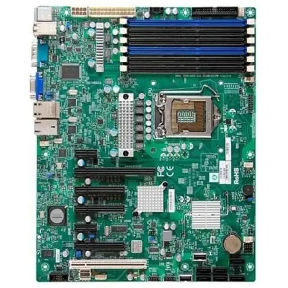 MBD-X8SIA-F-O - Supermicro Supports Xeon 3400 Core i3 Pentium Celeron Single Socket LGA1156 DDR3 SATA PCI-Express x8 ATX Server Motherboard