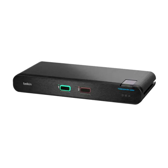 F1DN102KVM-UNN4 - Belkin Universal Secure 2-Ports Single-Head 2nd Generation KVM / Audio Switch