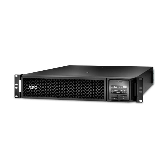 SRT3000RMXLW-IEC - APC 2700-Watts 3000VA 208V / 230V 6x C13 + 2x C19 IEC Outlets 2U Rack-mountable SmartSlot Smart-UPS On-Line