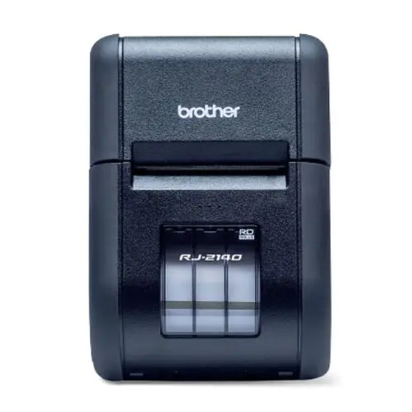 RJ2140 - Brother RuggedJet 2 Portable Direct Thermal Receipt Label Printer Wi-Fi USB LCD Display GapBar Media Sensors Tear Battery
