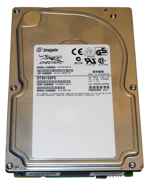 Seagate Cheetah 9LP 9.1GB Fibre Channel 10000RPM 1MB Cache 3.5 inch Hard Drive