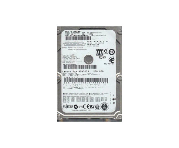 CA07083-B594000L - Fujitsu 250GB 5400RPM SATA 3Gb/s 8MB Cache 2.5-inch Hard Drive