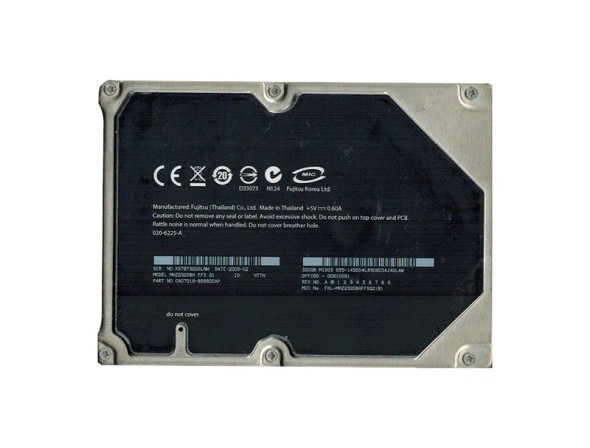 CA07018-B68800AP - Fujitsu 320GB 5400RPM SATA 3Gb/s 8MB Cache 2.5-inch Hard Drive
