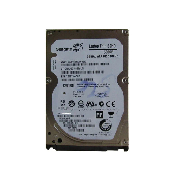 720276-002 - HP 500GB 5400RPM SATA 6Gb/s 64MB Cache 2.5-inch Hard Drive