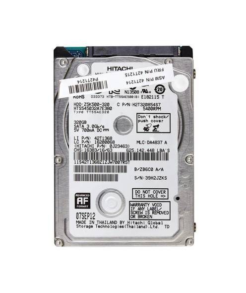 42T1368 - Lenovo 320GB 7200RPM SATA 6Gb/s 8MB Cache 2.5-inch Hard Drive