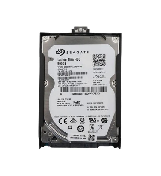 00PA956 - Lenovo 500GB 5400RPM SATA 3Gb/s 16MB Cache 2.5-inch Hard Drive