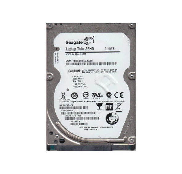 1EJ162-303 - Seagate 500GB 5400RPM SATA 6Gb/s 64MB Cache 2.5-inch Hard Drive