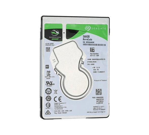 ST500LM030 - Seagate BarraCuda 500GB 5400RPM SATA 6Gb/s 128MB Cache 2.5-inch Hard Drive