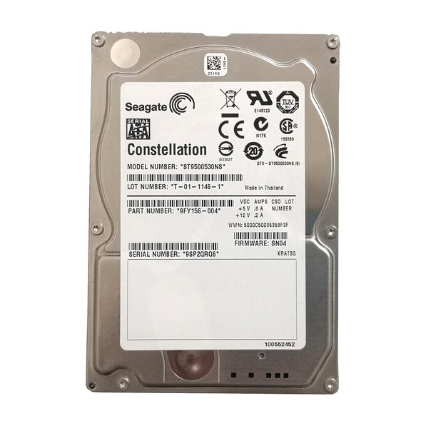 ST9500530NS - Seagate Constellation 7200 500GB 7200RPM SATA 3Gb/s 32MB Cache 2.5-inch Hard Drive