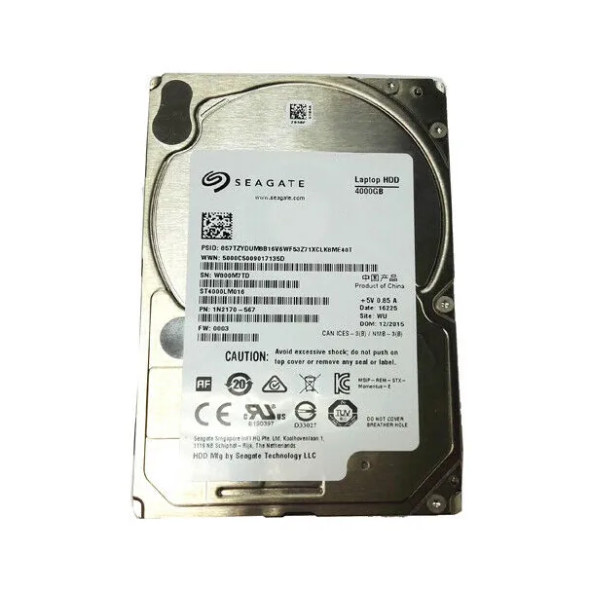 ST4000LM016 - Seagate Laptop HDD 4TB 5400RPM 128MB Cache SATA 6Gb/s 2.5-inch Hard Drive