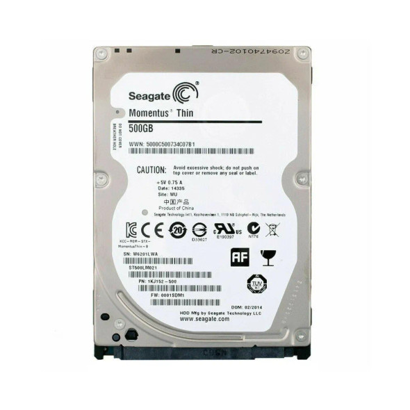 ST500LM021 - Seagate Laptop Thin 500GB 7200RPM SATA 6Gb/s 32MB Cache 2.5-inch Hard Drive