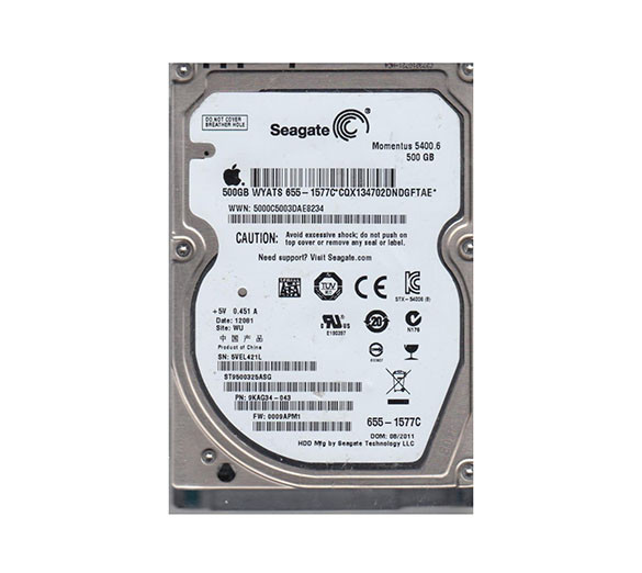 9KAG34-043 - Seagate Momentus 5400.6 500GB 5400RPM SATA 3Gb/s 8MB Cache 2.5-inch Hard Drive