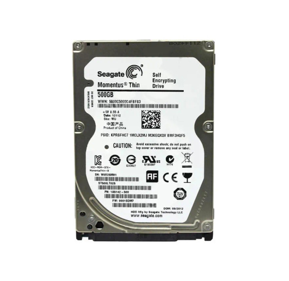 ST500LT025 - Seagate Momentus Thin 500GB 5400RPM SATA 3Gb/s 16MB Cache (SED)2.5-inch Hard Drive