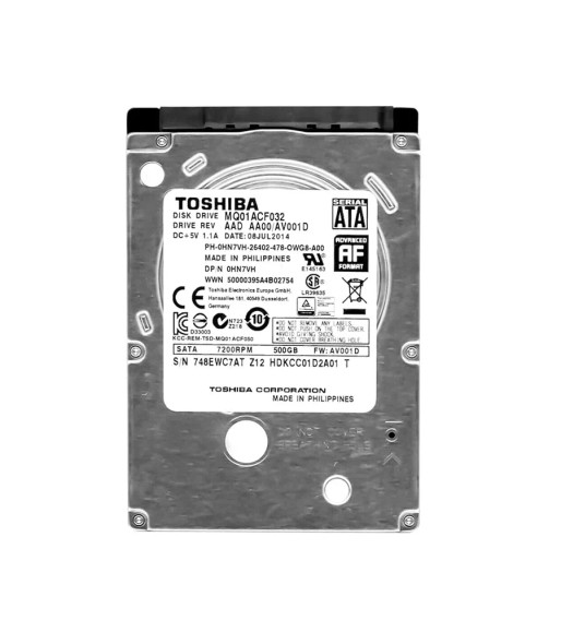 HDKCC01D2A01 - Toshiba 320GB 7200RPM SATA 6Gb/s 2.5-inch Hard Drive