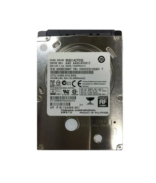 HDKCC01H2A01T - Toshiba 320GB 7200RPM SATA 6Gb/s 2.5-inch Hard Drive
