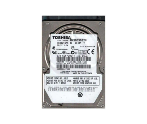 HDD2H28 - Toshiba 500GB 5400RPM SATA 3Gb/s 2.5-inch Hard Drive