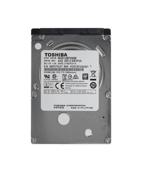 MQ01ABF050M - Toshiba 500GB 5400RPM SATA 3Gb/s 8MB Cache (512e) 3.5-inch Hard Drive