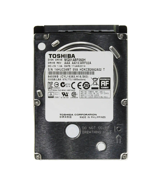 HDKCB26A2A02 - Toshiba 500GB 5400RPM SATA 6Gb/s 2.5-inch Hard Drive