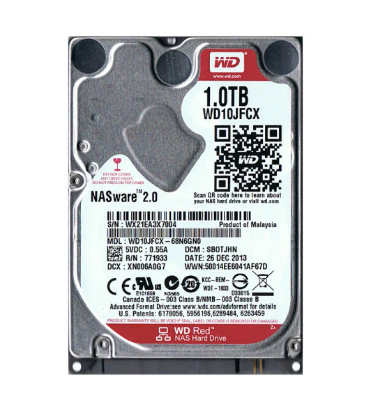 WD10JFCX-68N6GN0 - Western Digital 1TB 5400RPM SATA 6Gb/s 16MB Cache 2.5-inch Hard Drive